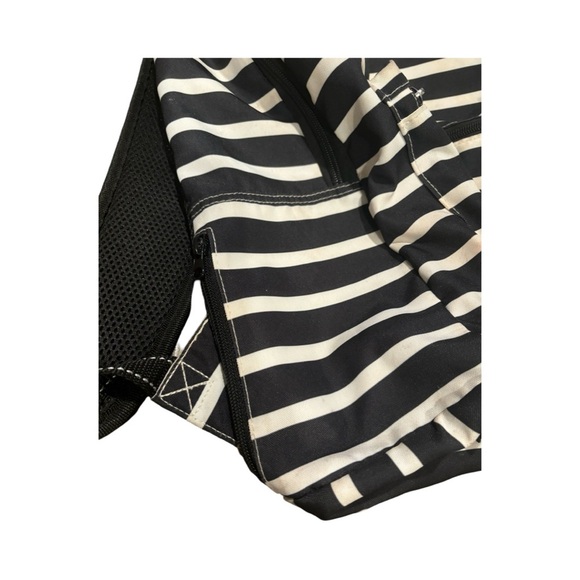 Scout Black and white backpack made with poly canvas
Wipe clean with damp towel - Picture 6 of 16